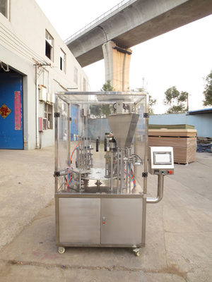 6_轉(zhuǎn)盤式高性價比高質(zhì)量咖啡膠囊封口機(jī)有工廠_上海